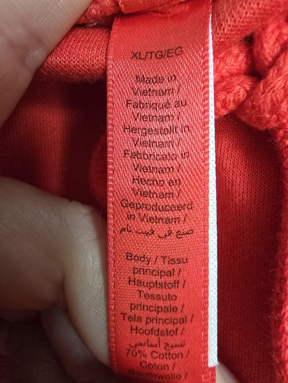 SKIMS Cherry Red Pull-on Cotton Fleece Jersey Mini Skirt SZ XL Tomato Girl - Picture 9 of 12